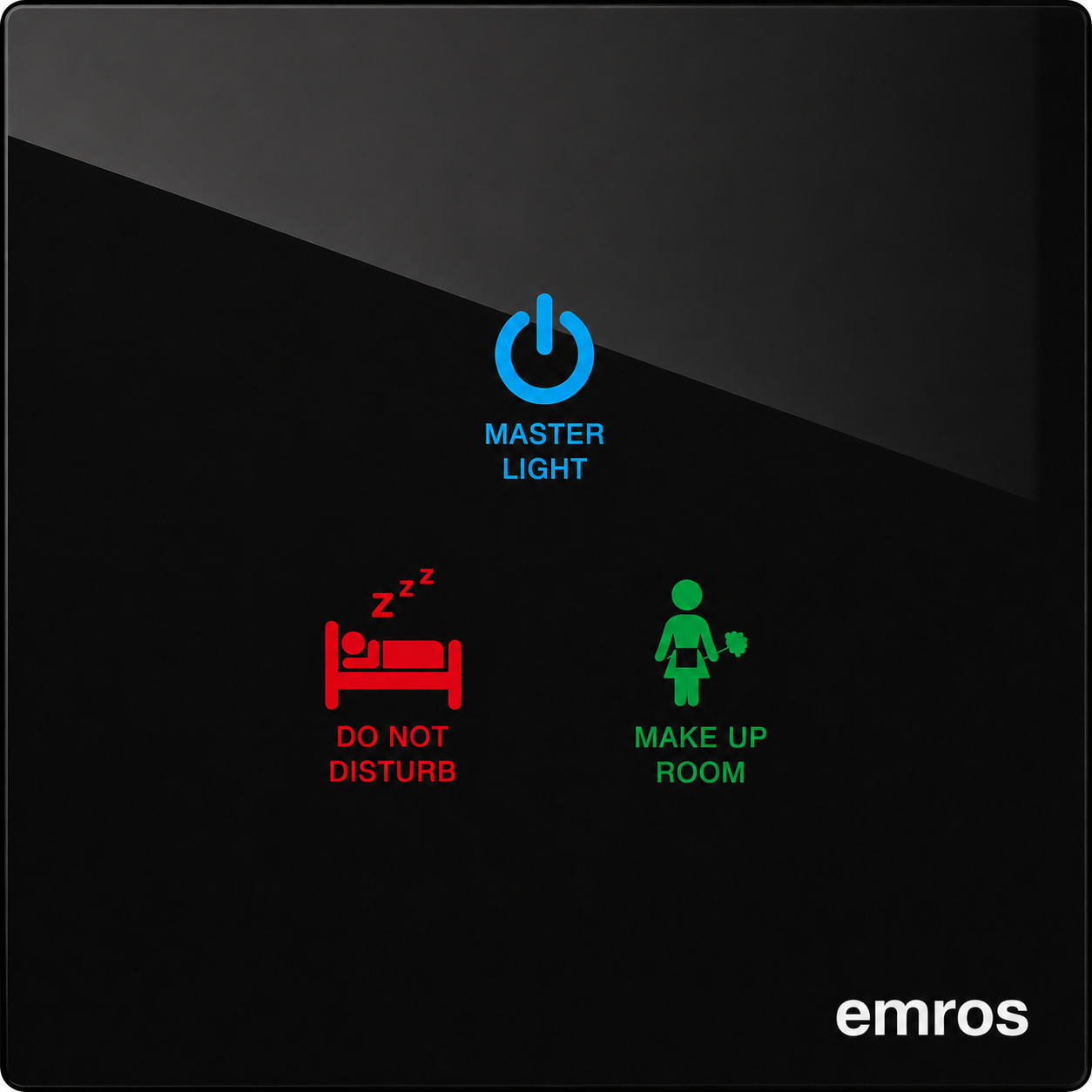 Customizable GRMS touch panel for hotel room automation