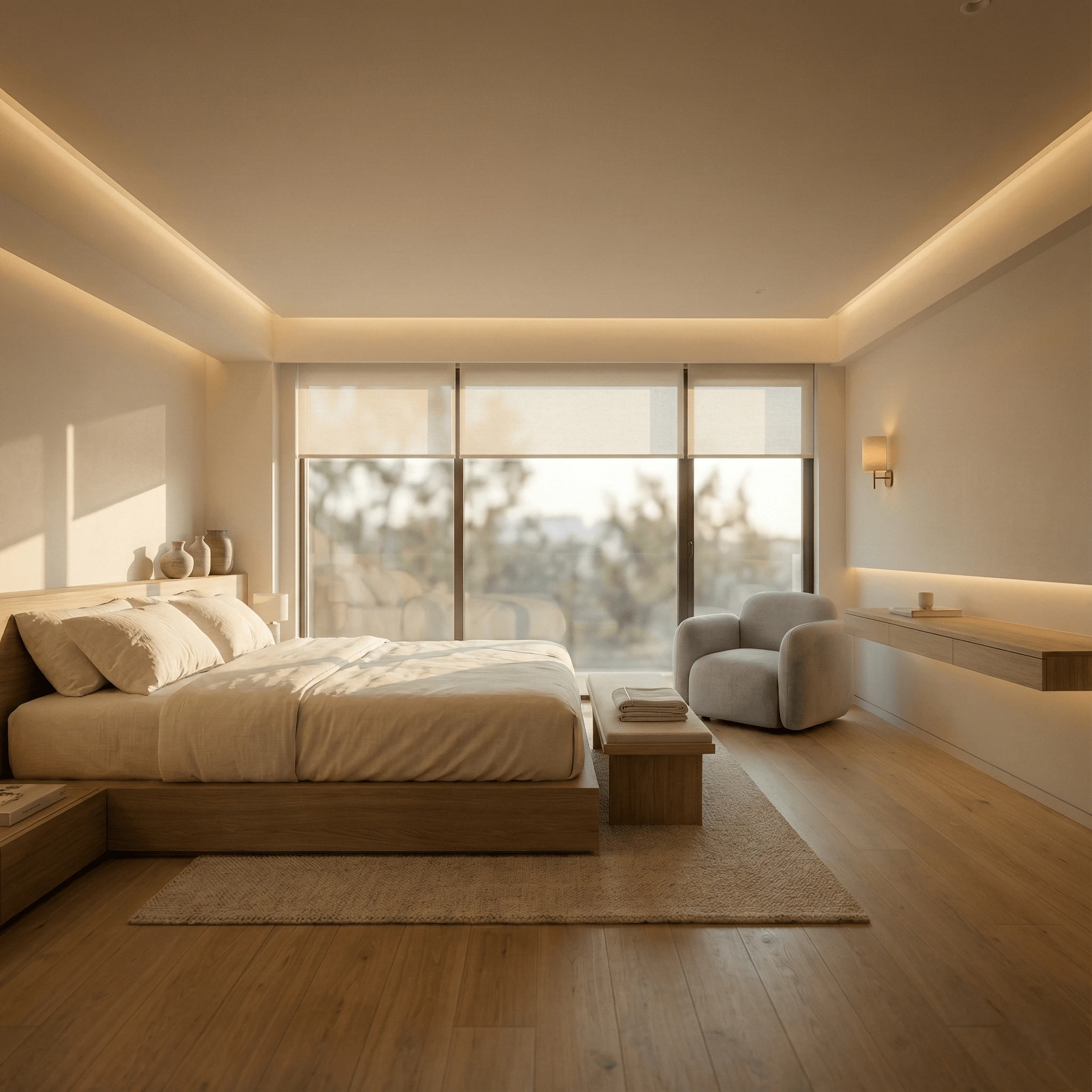 Smart hotel room technology for guest comfort and automation